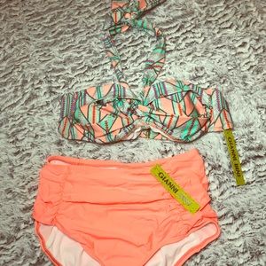 Gianni Binni 2 piece with high waisted bottoms